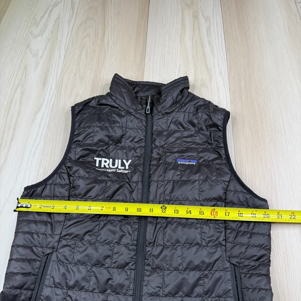 Patagonia Womens Black Primaloft Quilted Outdoor Full Zip Nano Puff Vest Size L - Picture 10 of 12